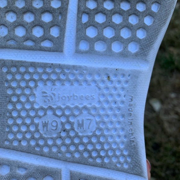 Joybees Active Clog White Painterly Floral Women's, Size 9 - Picture 9 of 9